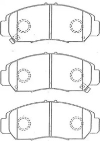 Комплект тормозных колодок AISIN C1N030